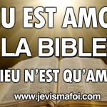 Dieu est Amour – 1 : Dieu n’est qu’Amour – La Bible