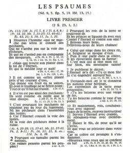 Beauté des Psaumes